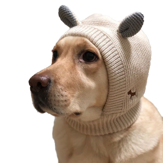 Knitted Dog Hat koiran lämpimään päähän