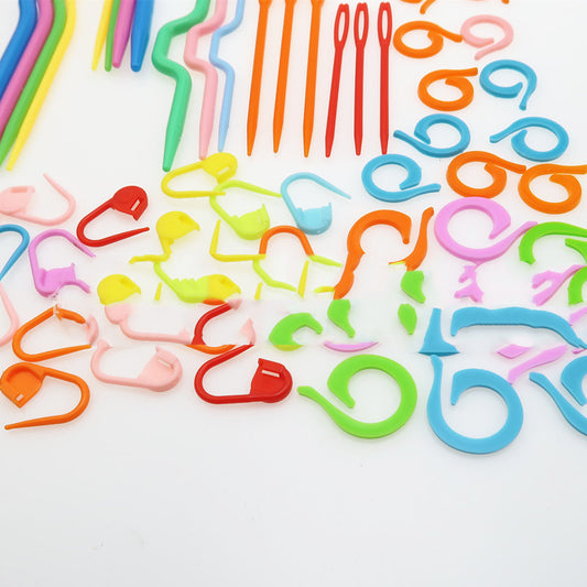 Soft handle suit sweater needle knitting tool set DIY knitting - kutomishärpäkkeet käsityöpaketti