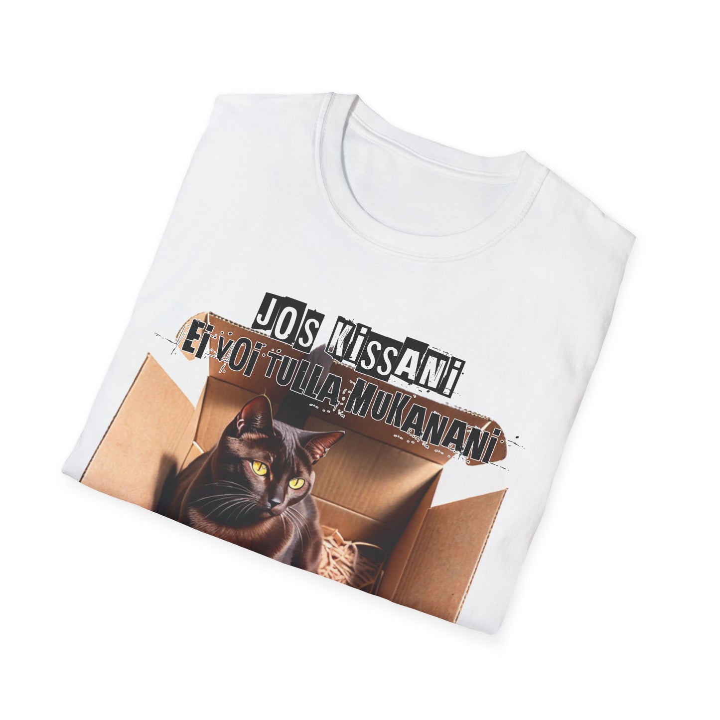 T-Paita - jos kissani ei voi tulla, minä en tule, burmese