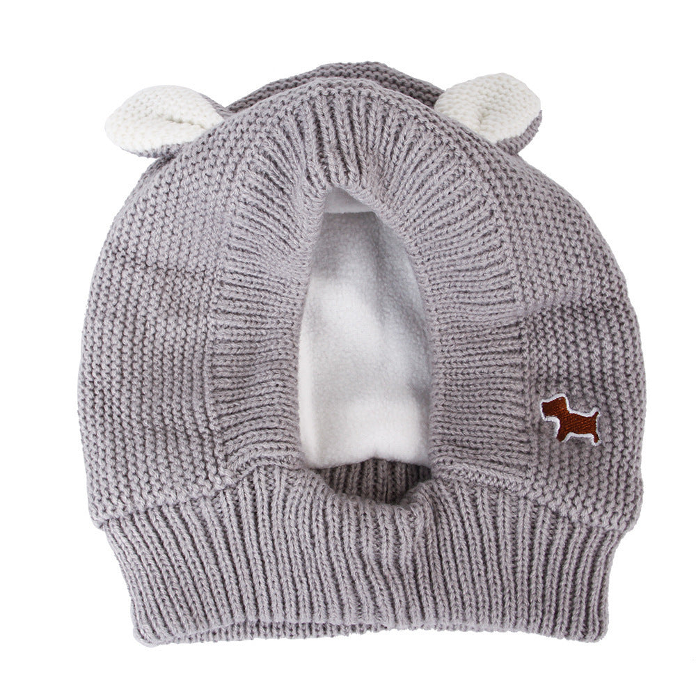 Knitted Dog Hat koiran lämpimään päähän