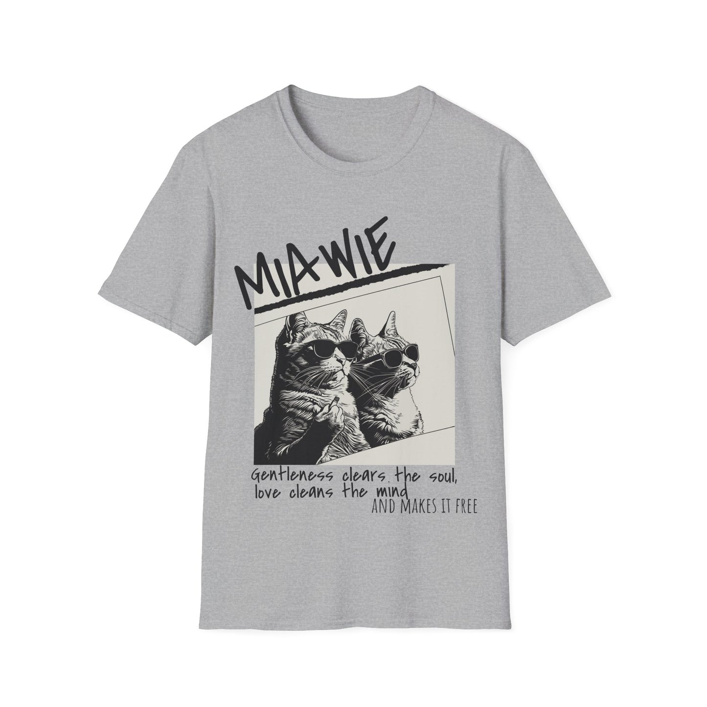 Pehmee ja Monikäyttönen T-Paita - MIAWIE
