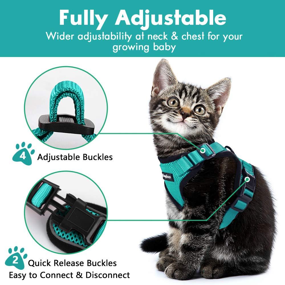 Escape Proof Cat Vest Harness ja auton turvavyöadapteri