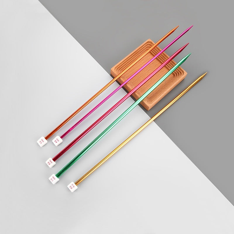 Knitting Tool Lengthened Crochet Hook Set Crochet With Cap käsityöpaketti - puikot kutomiseen
