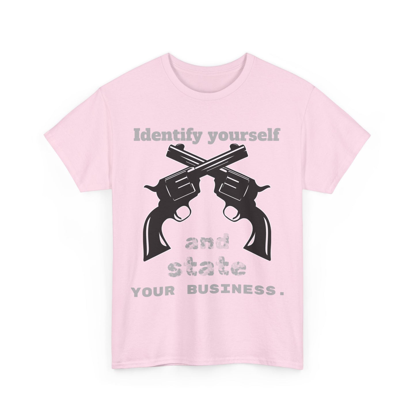 Unisex thick t-shirt - identify
