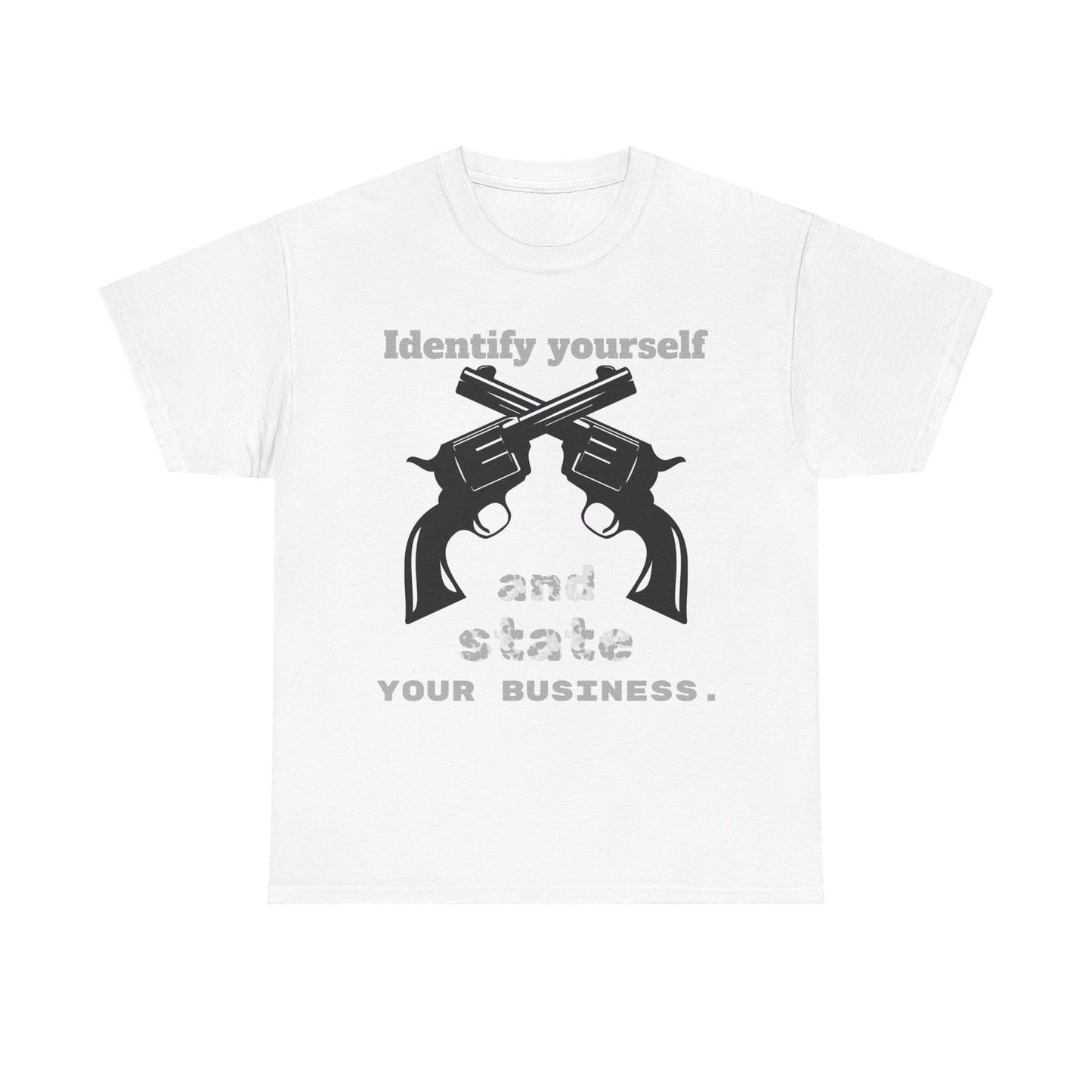 Unisex thick t-shirt - identify