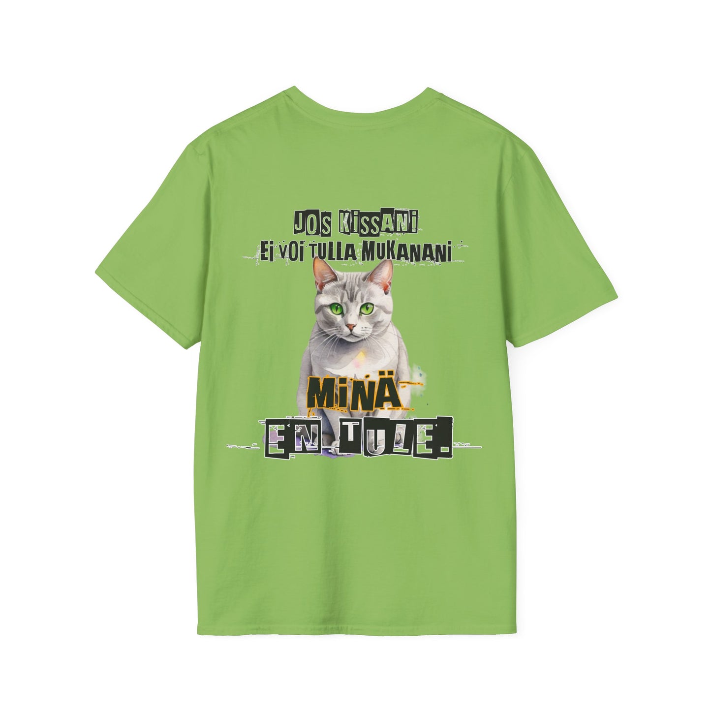 T-Paita - jos kissani ei voi tulla, minä en tule, burmilla