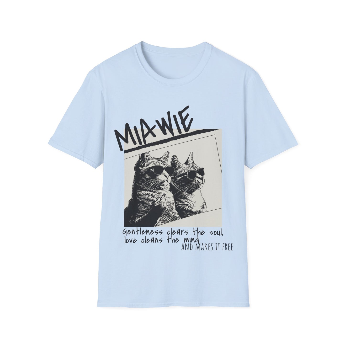 Pehmee ja Monikäyttönen T-Paita - MIAWIE