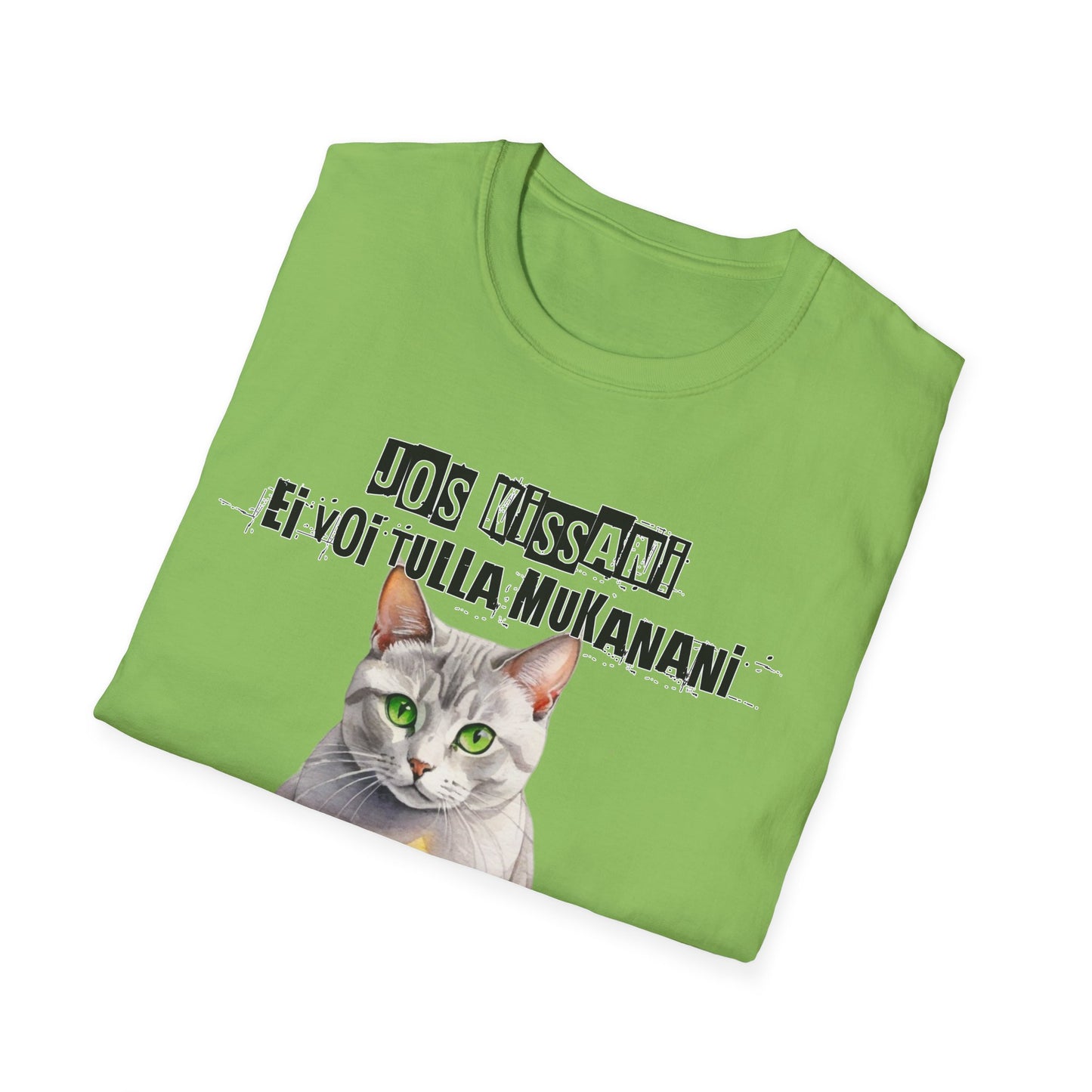 T-Paita - jos kissani ei voi tulla, minä en tule, burmilla