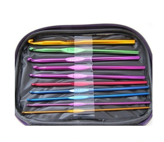 Knitting tool sweater needle metal crochet käsityöpaketti virkkuukoukkusetti