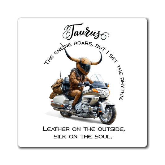 Zodiac Härkä jääkaappimagneetti, muotoon leikattu - Motoristi