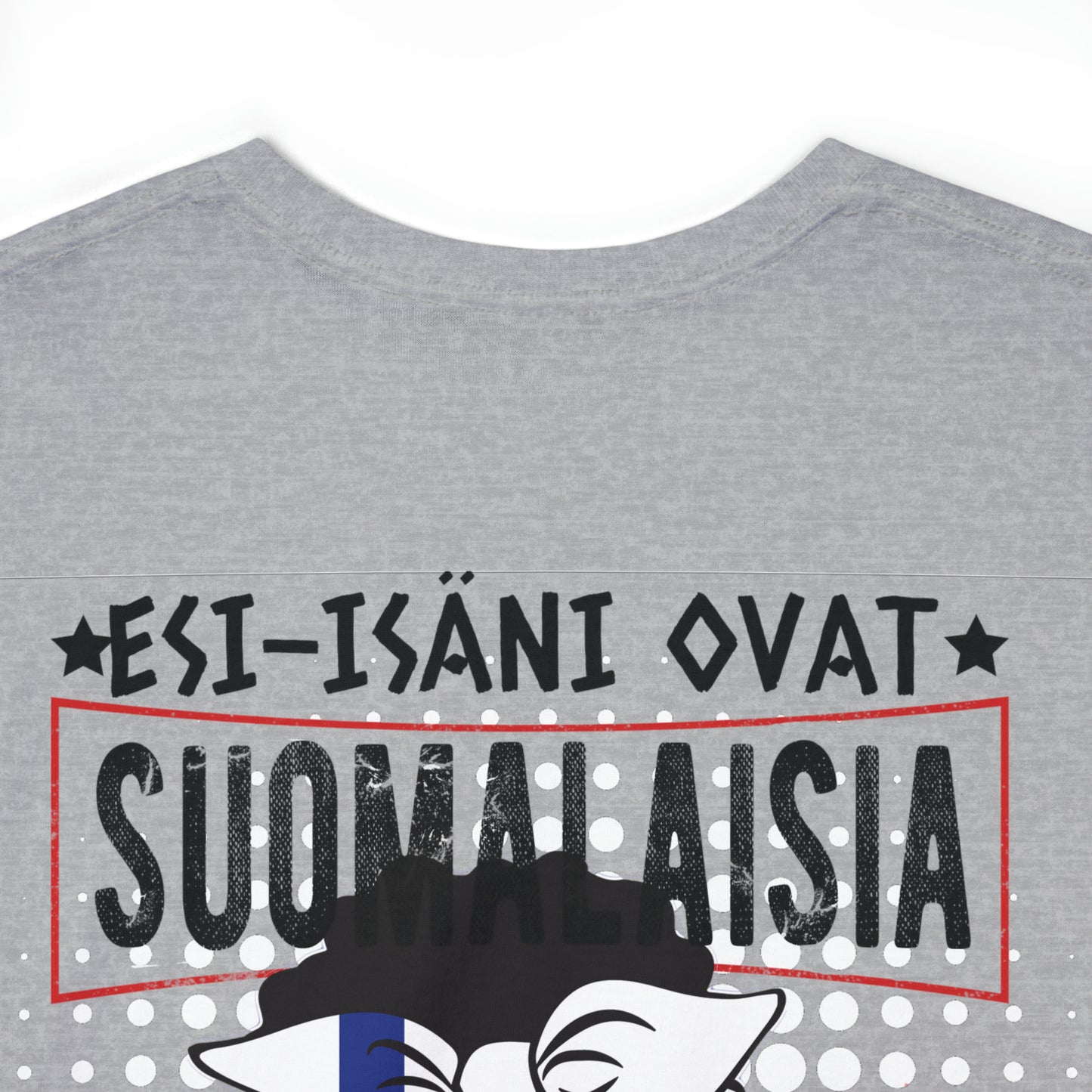 Unisex paksu puuvillainen t-paita - esi-isäni ovat suomalaisia