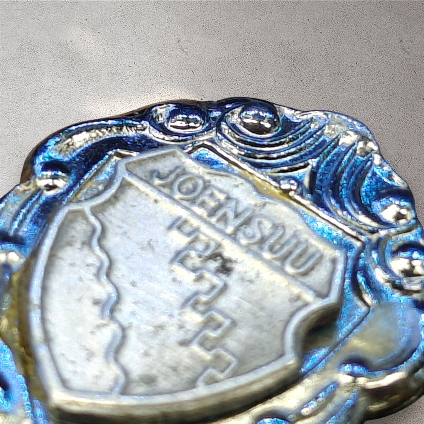 Hellundian muistojen koruja - NahkaJaakko aterinkorut: lusikka, haarukka, veitsi