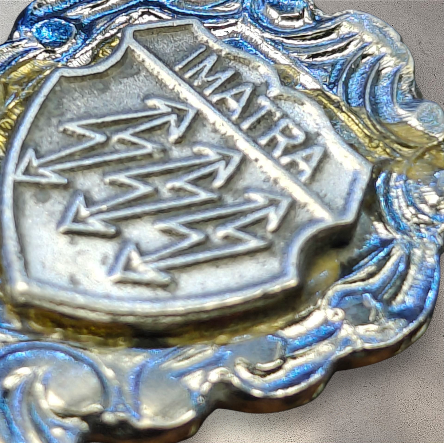 Hellundian muistojen koruja - NahkaJaakko aterinkorut: lusikka, haarukka, veitsi