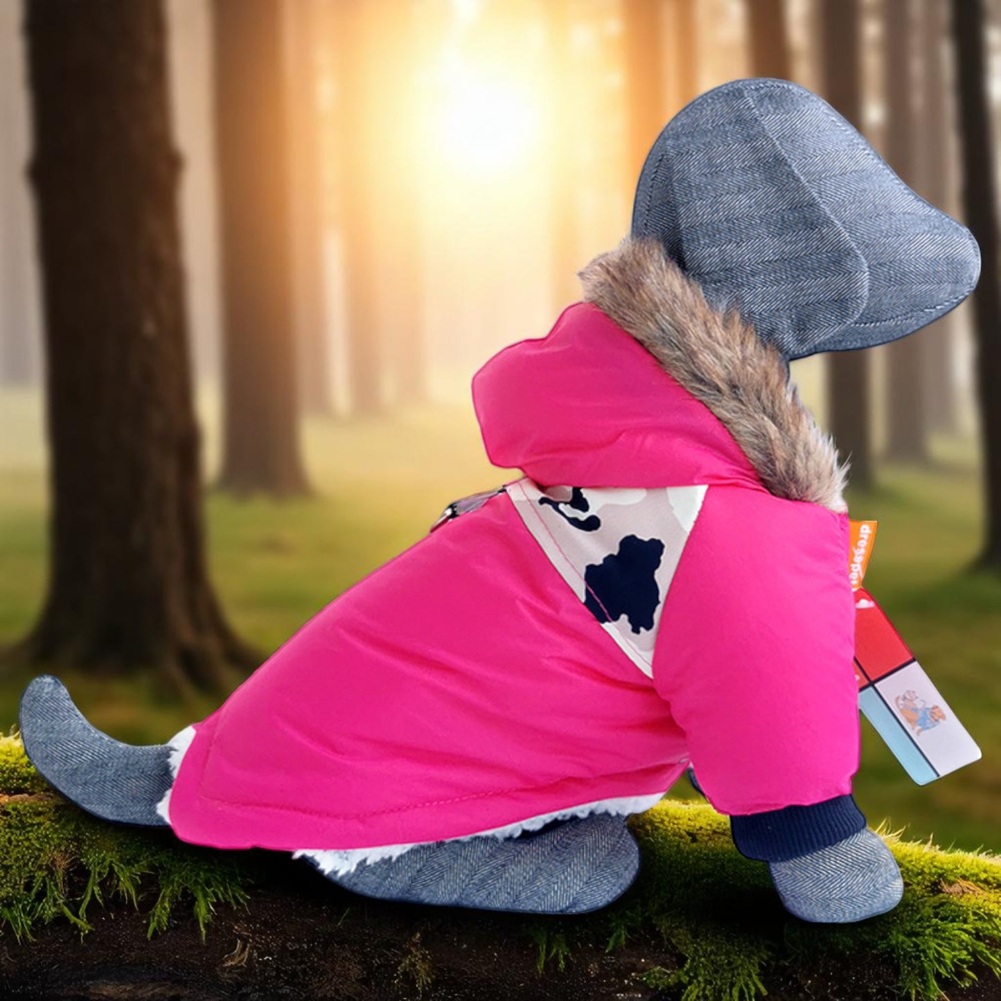 Koiran lämpöhuppari etutassuille