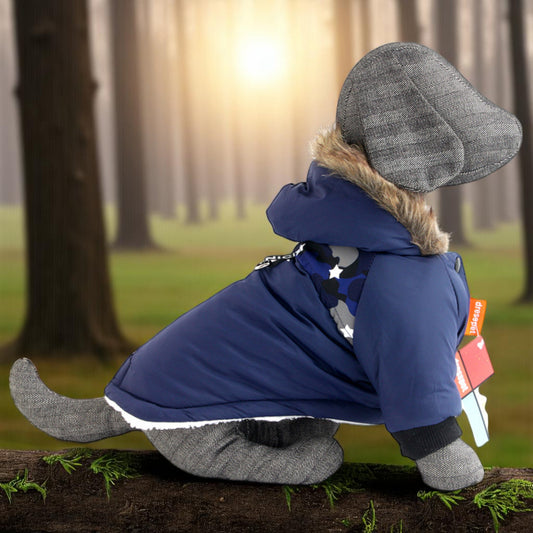 Koiran lämpöhuppari etutassuille