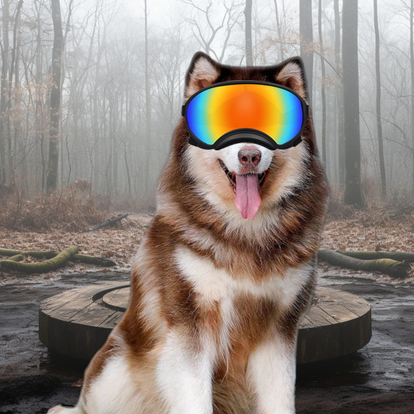 Ski Pet Dog Wind Protection Goggles karvaturille