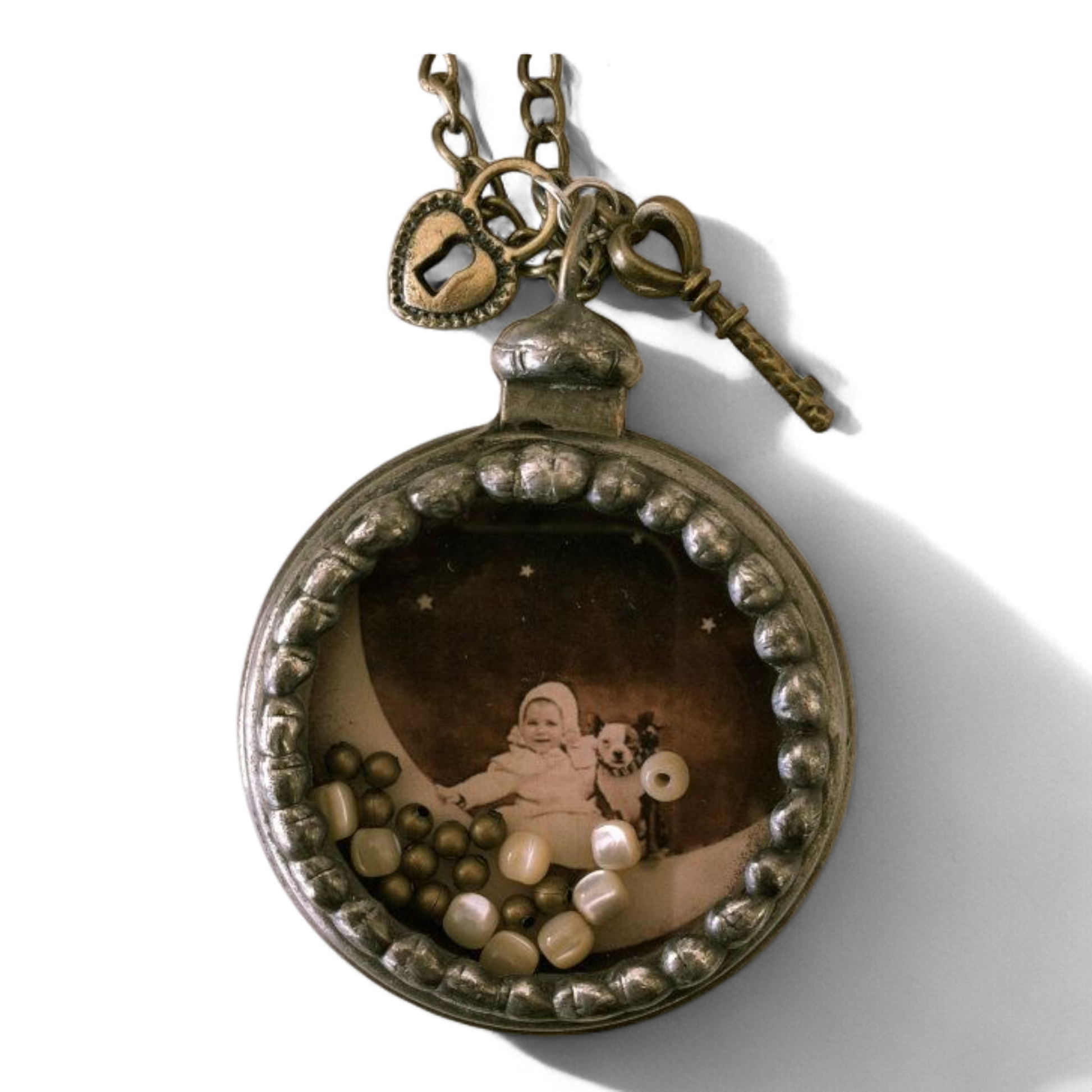 Rannekello kaulakoru vintage steampunk