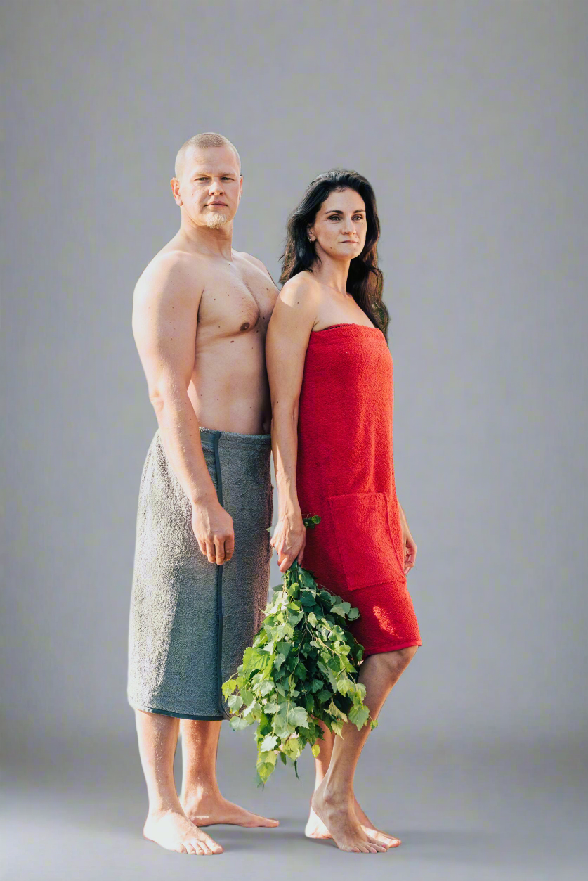 Kääre-Peppu – Miesten Spa-pyyhe - Cotton Terry