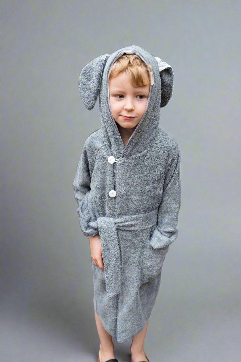 pehmeä lapsen kylpytakki - Suuri "Bunny" - Koko 82/86-116