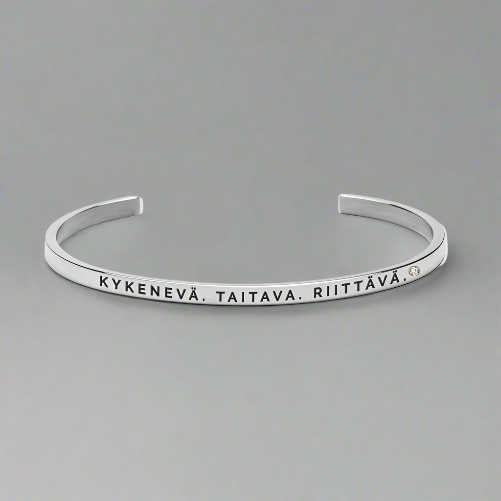 Bracelet - KYKENEVÄ. TAITAVA. RIITTÄVÄ. (Fin)