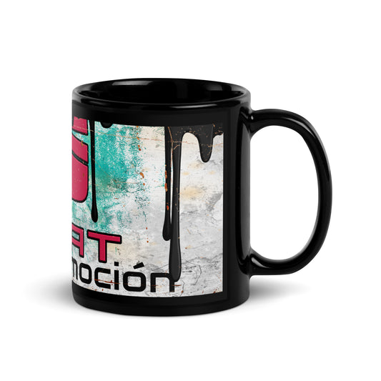 Black glossy Mug - Seat