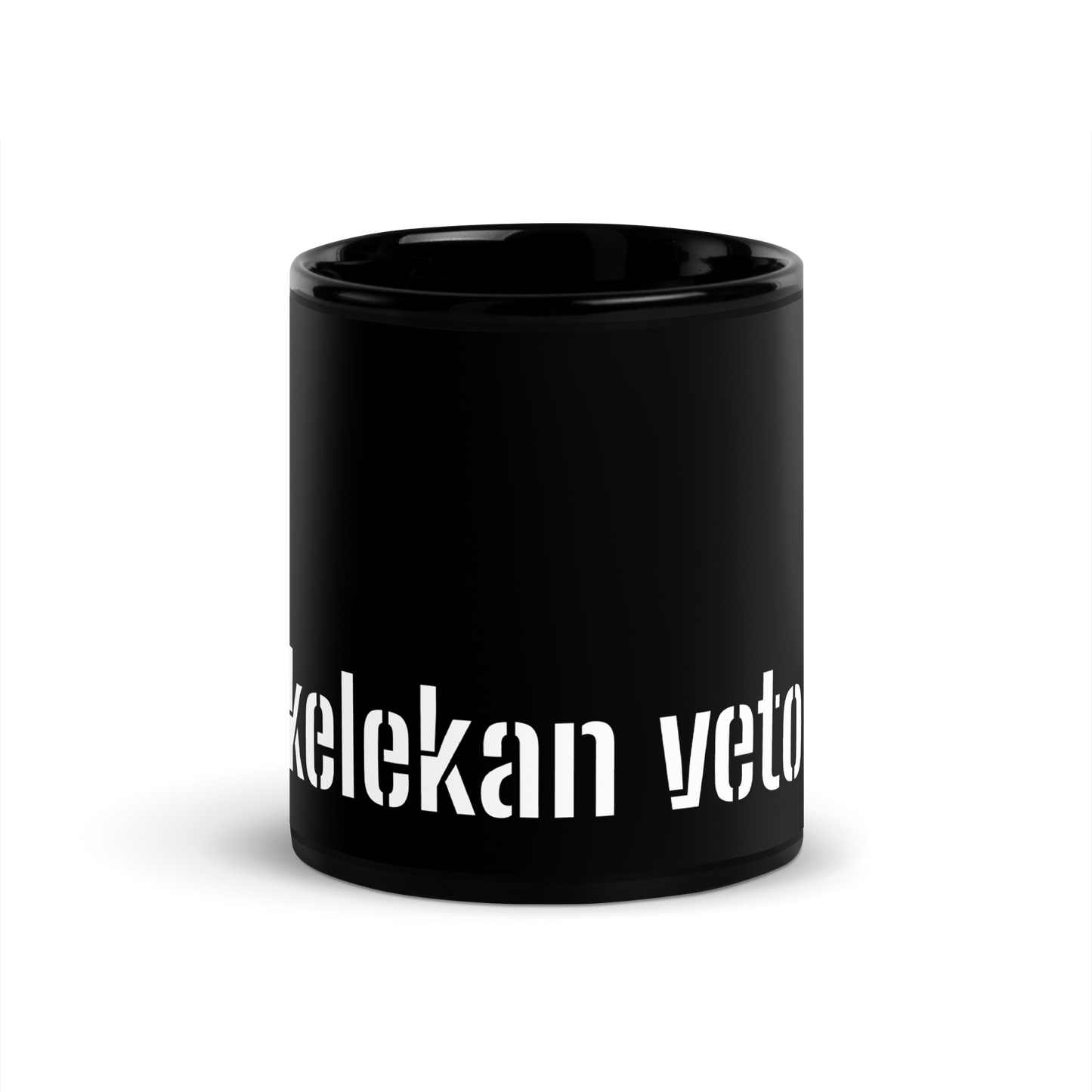 Black glossy Muki - pull cord of pull pulley