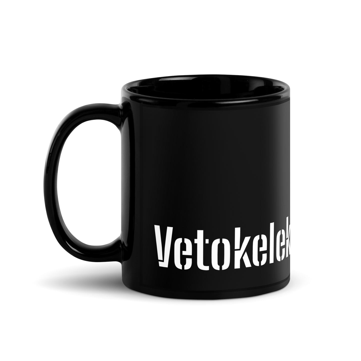 Black glossy Muki - pull cord of pull pulley