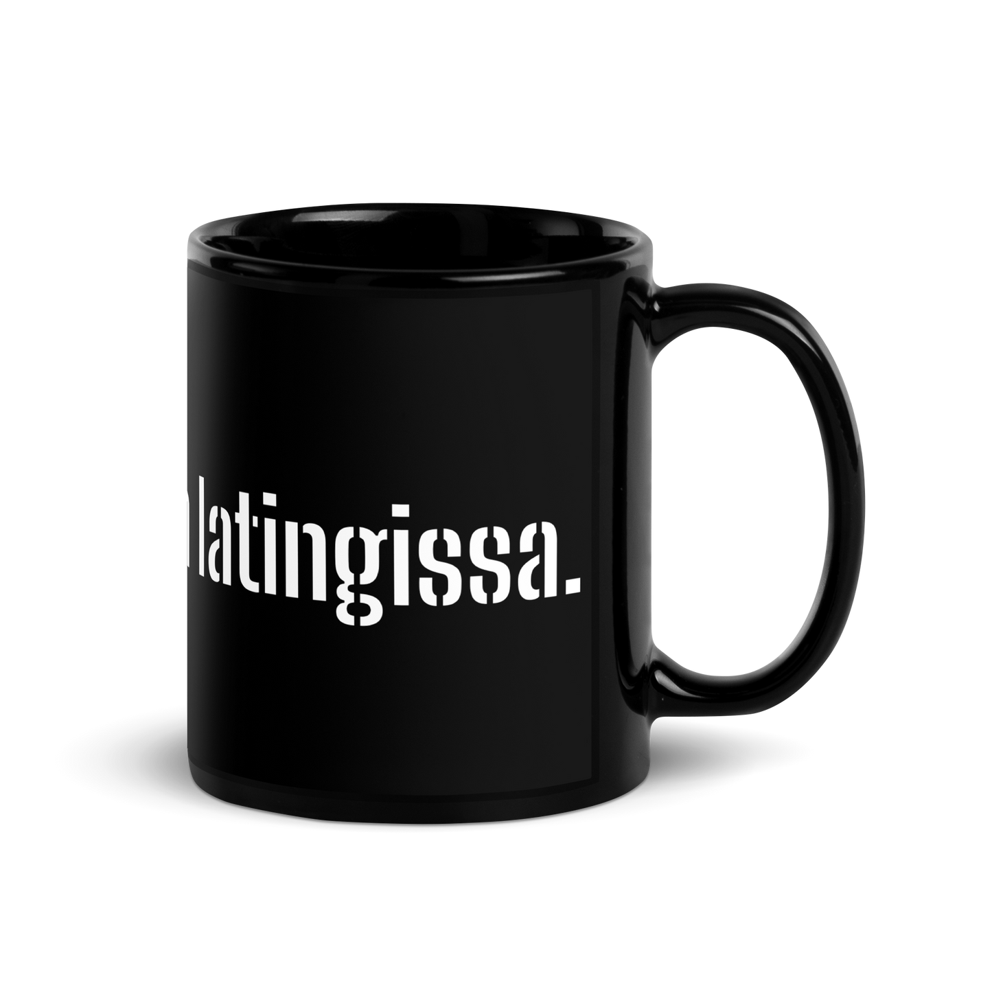 Black shiny Mug - good to try. Deer rifle with lating cat. Welcome!