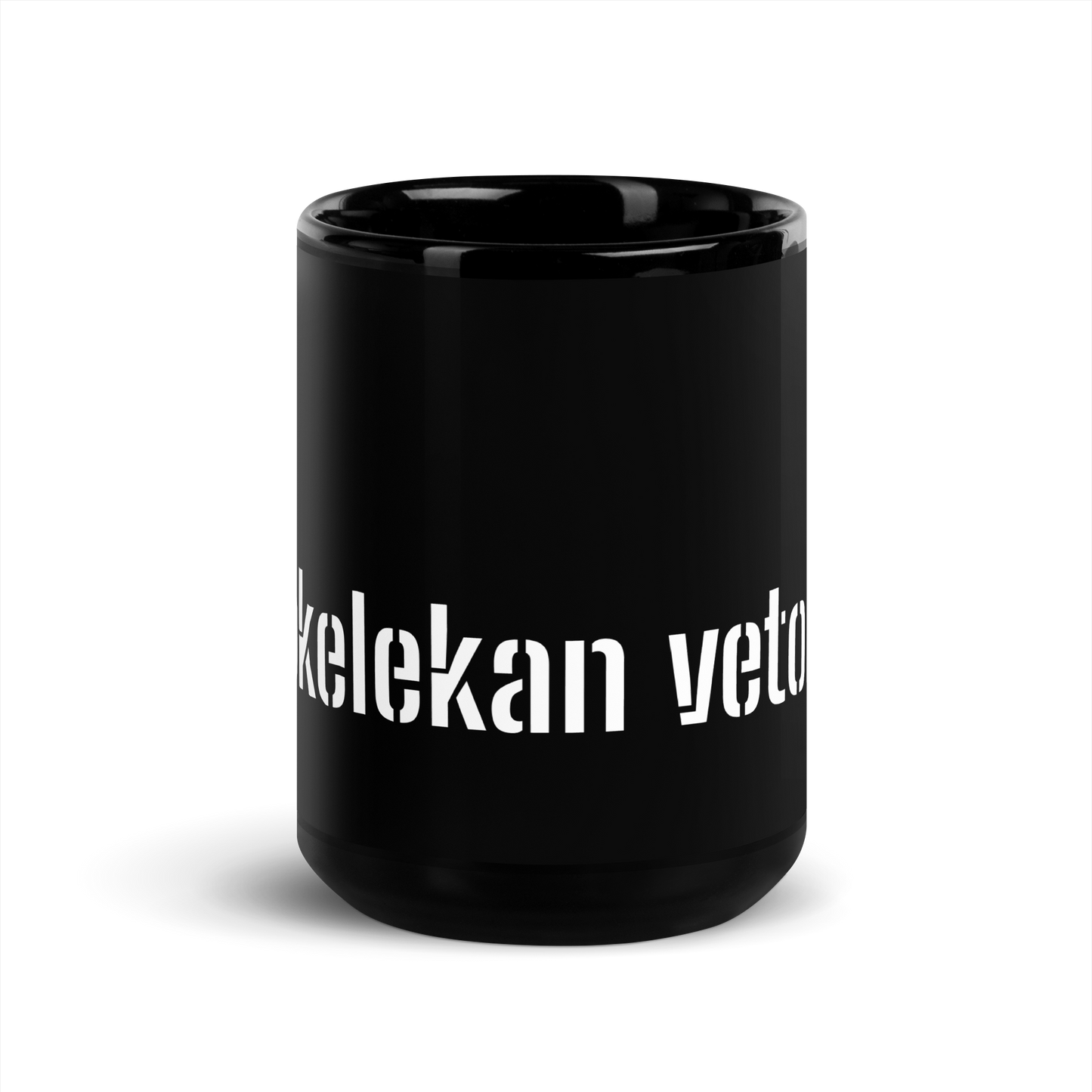 Black glossy Muki - pull cord of pull pulley