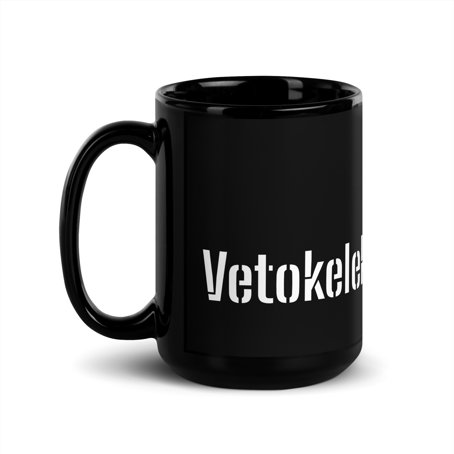 Black glossy Muki - pull cord of pull pulley