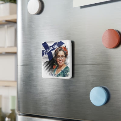 kovaa muovia magneettikuvat – oma tuntitaksa jääkaapin oveen! 4 Pcs from Lieto