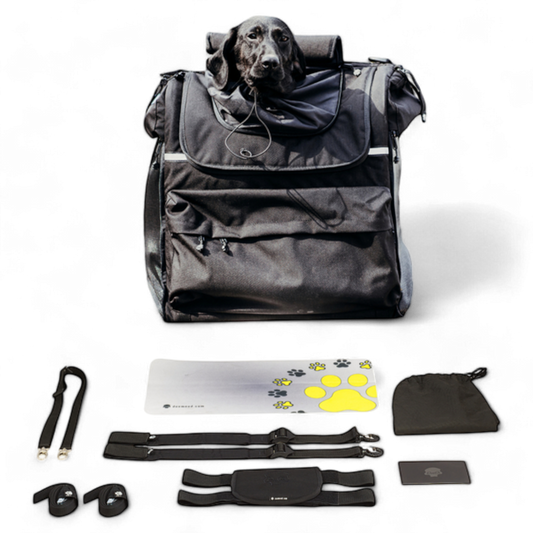 DeeMeed Motorcycle lemmikkilaukku LARGE 11-20 kg  CORDURA(R) Panoramic