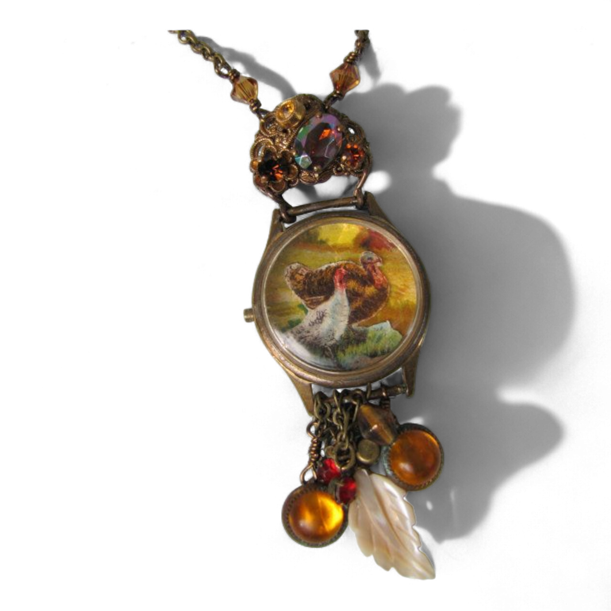 rannekellokoru kuvalla ja koristeilla