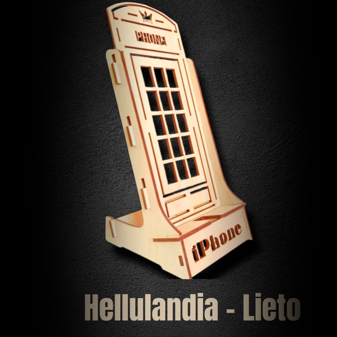 Puhelin telineet Vanerista - Liedossa tehtyjä