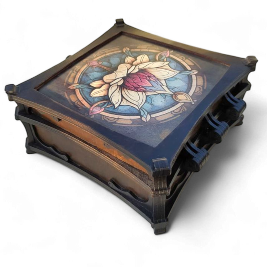 Muistojen rasia - vanerista rakkaudella tehty