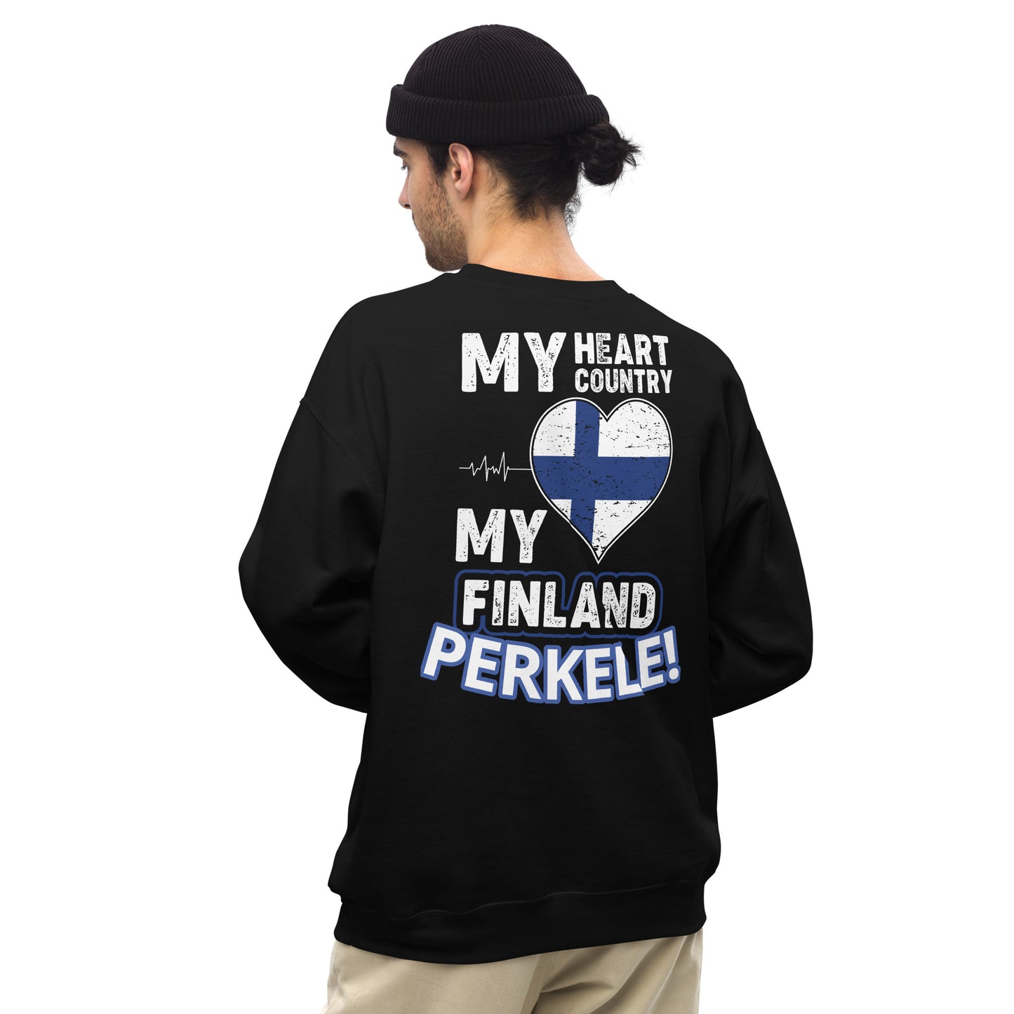 Unisex gollegepaita - my country finland perkele