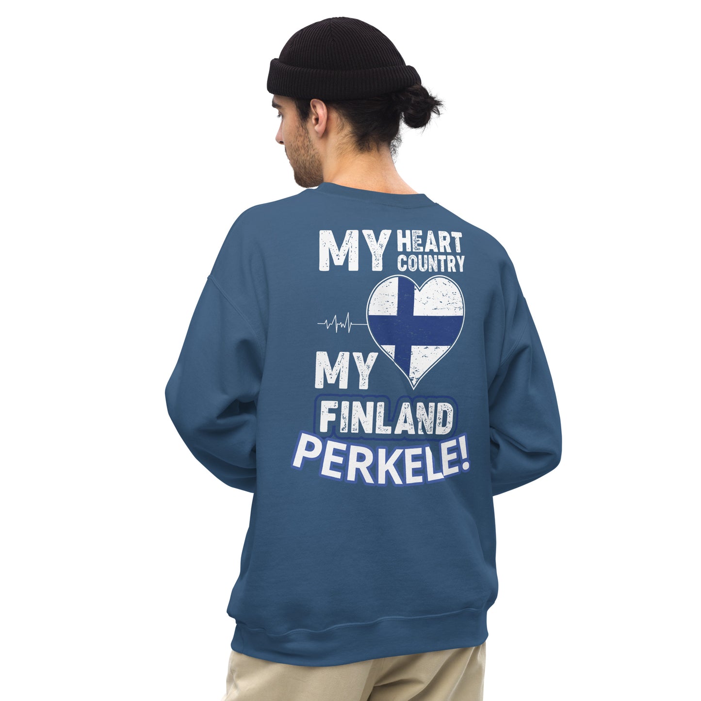 Unisex gollegepaita - my country finland perkele