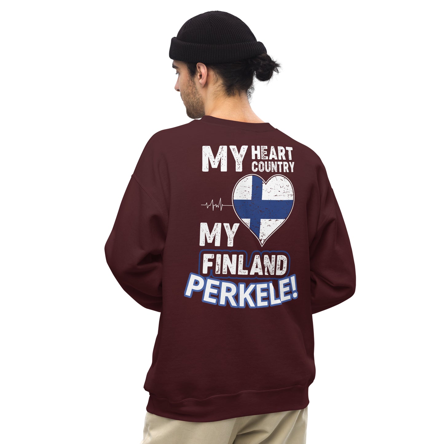 Unisex gollegepaita - my country finland perkele