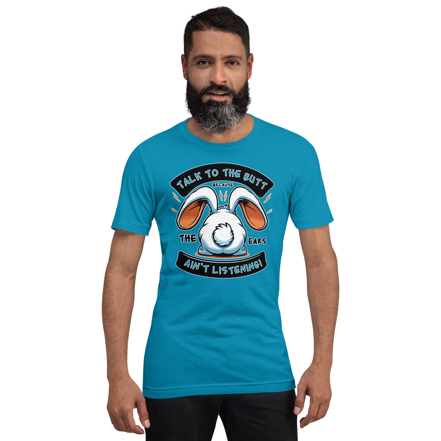 Unisex t-paita puhu pupun pepulle