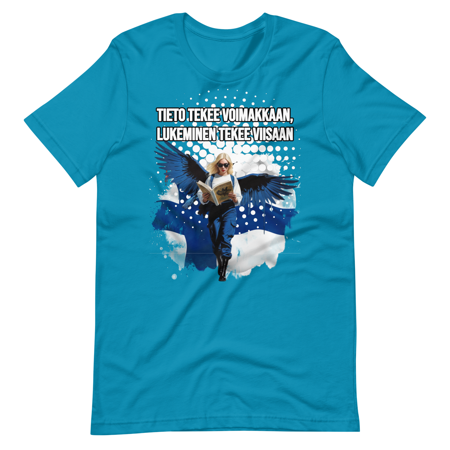 Unisex t-paita - tieto tekee viisaan