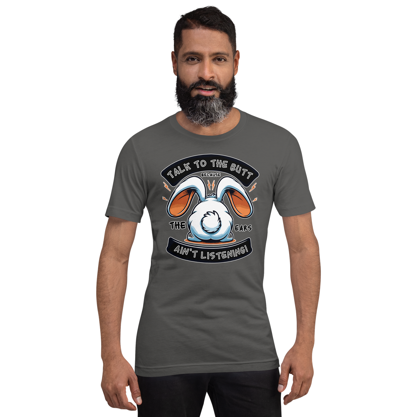 Unisex t-paita puhu pupun pepulle