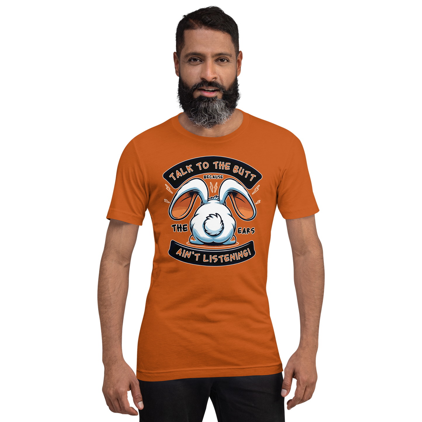 Unisex t-paita puhu pupun pepulle