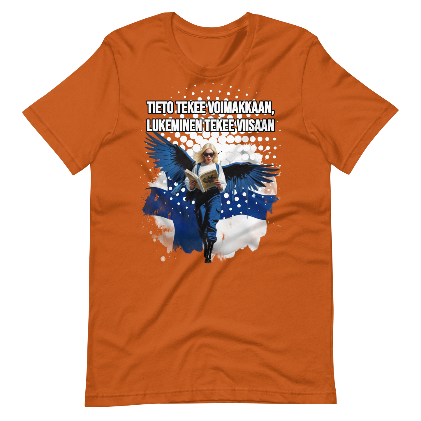 Unisex t-paita - tieto tekee viisaan