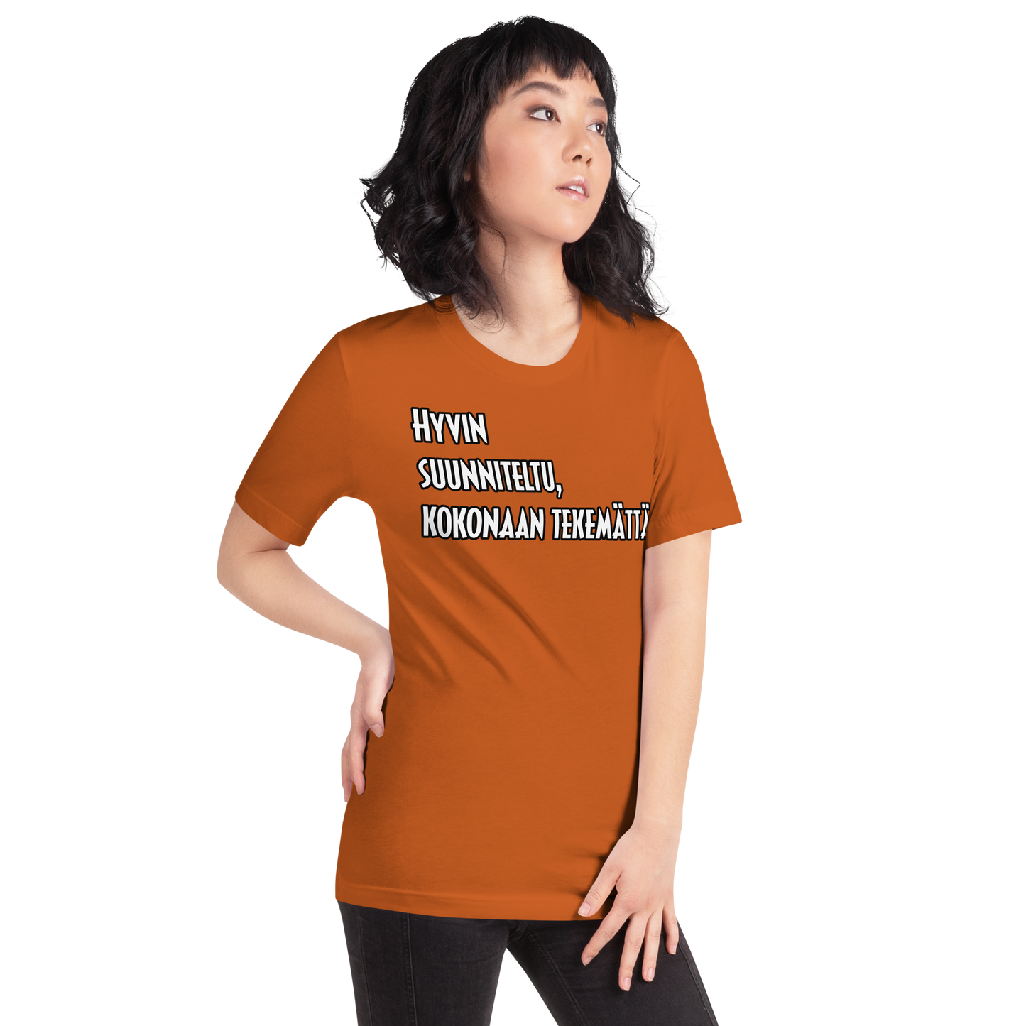Unisex t-paita - Hyvin suunniteltu, kokonaan tekemättä