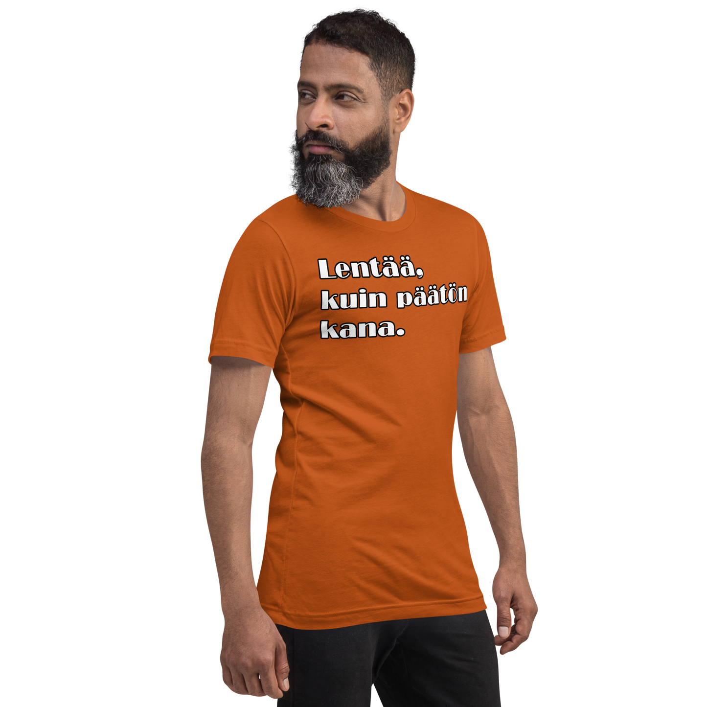 Unisex t-paita - Lentää, kuin päätön kana.