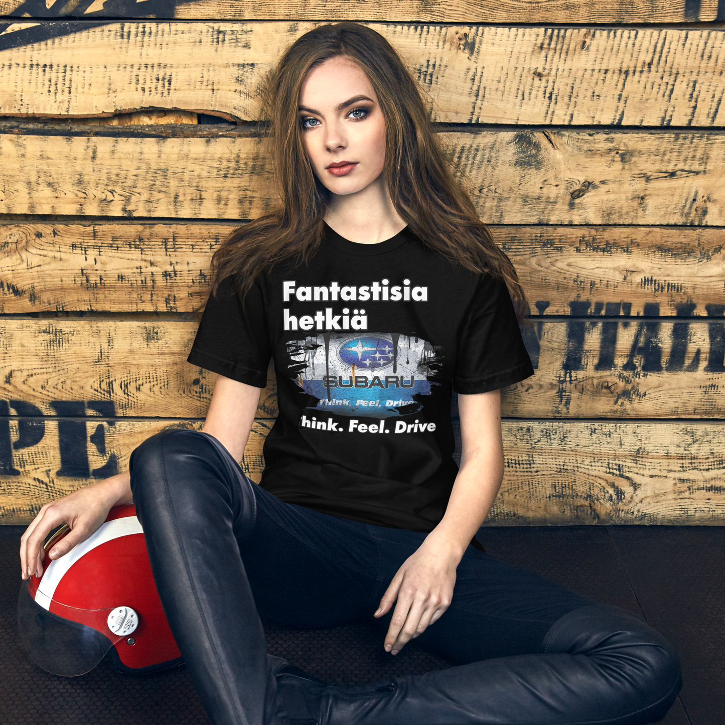 Unisex t-paita - fantastisia hetkiä, subaru