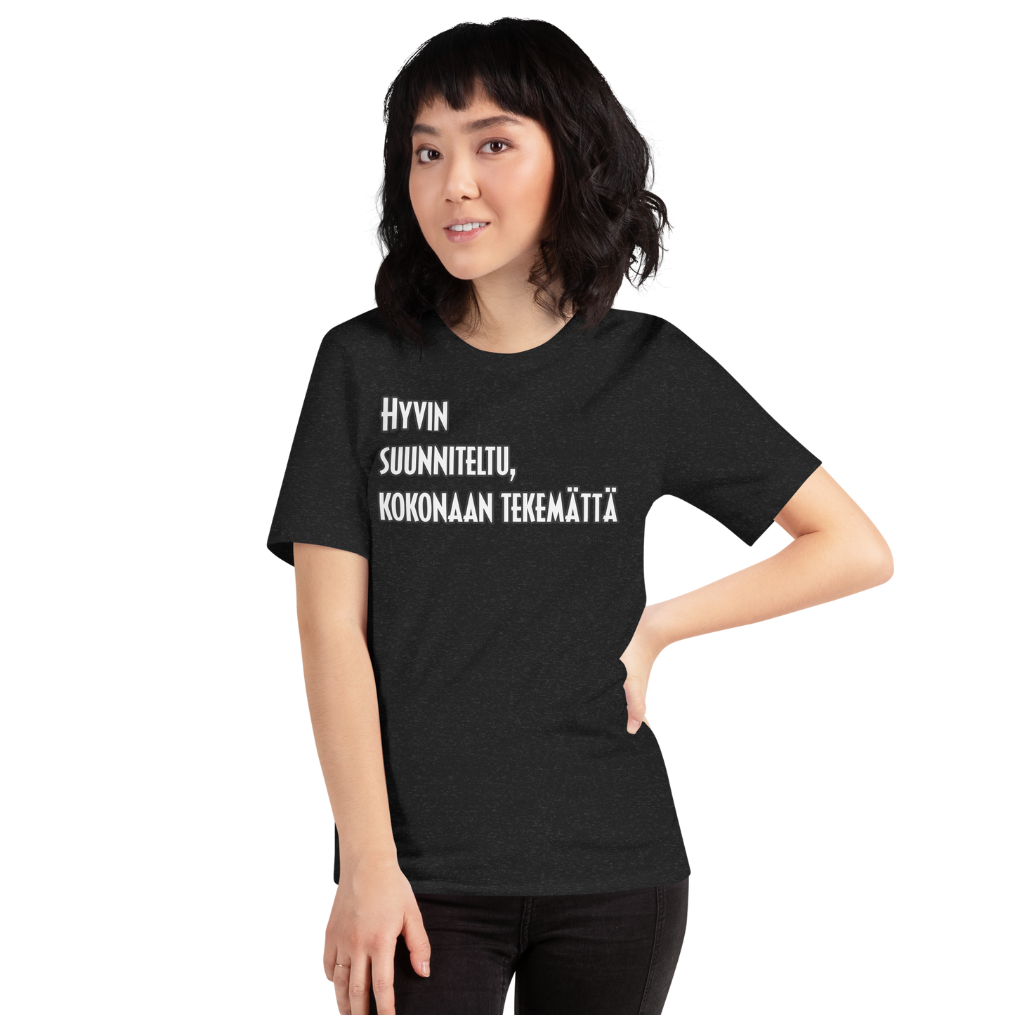 Unisex t-paita - Hyvin suunniteltu, kokonaan tekemättä