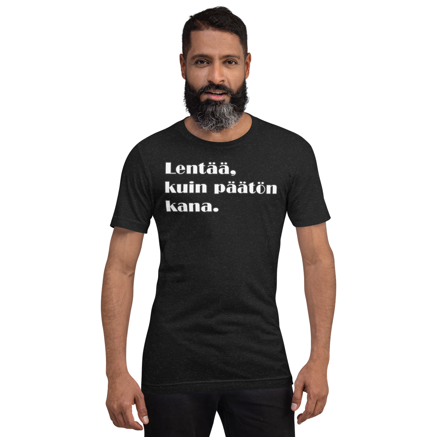 Unisex t-paita - Lentää, kuin päätön kana.