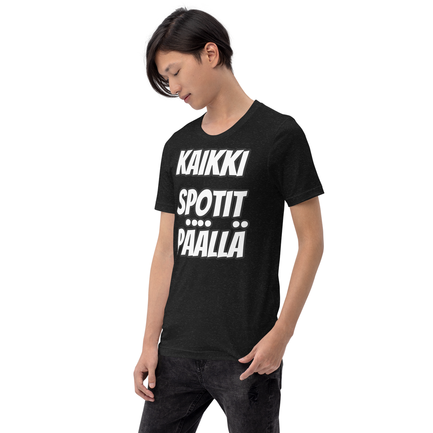 Unisex t-paita - kaikki spotit päällä
