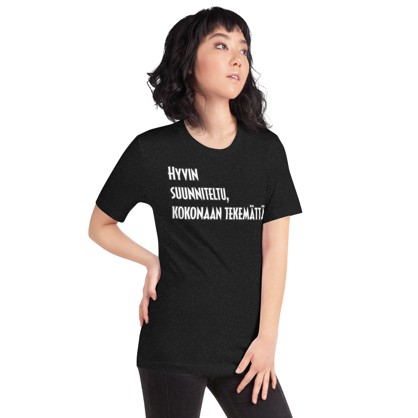 Unisex t-paita - Hyvin suunniteltu, kokonaan tekemättä